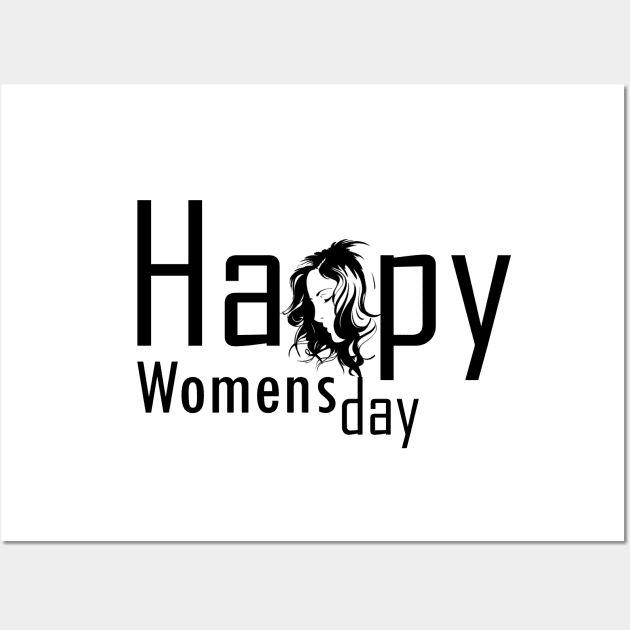 Happy Womens Day Wall Art by waseem